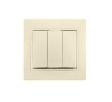 Iek EVK30-K33-10-DM ВС10-3-0-ККм Выключатель 3кл 10А КВАРТА (кремовый)