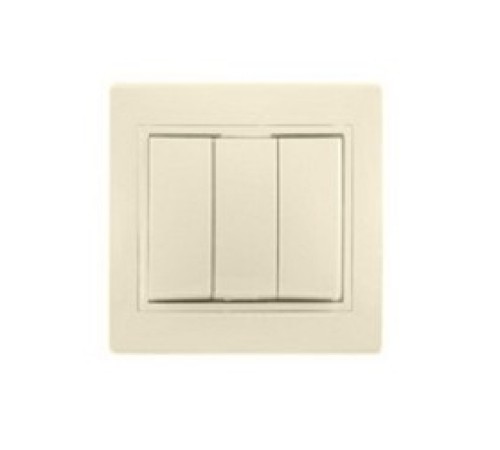 Iek EVK30-K33-10-DM ВС10-3-0-ККм Выключатель 3кл 10А КВАРТА (кремовый) Iek EVK30-K33-10-DM ВС10-3-0-ККм Выключатель 3кл 10А КВАРТА (кремовый)