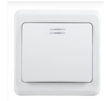 Iek EVV11-K01-10-DM ВС10-1-1-ВБ Выключатель 1кл 10А с инд. ВЕГА (белый) IEK