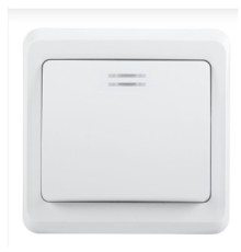 Iek EVV11-K01-10-DM ВС10-1-1-ВБ Выключатель 1кл 10А с инд. ВЕГА (белый) IEK