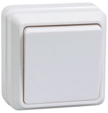 Iek EVO13-K01-10-DC ВСк20-1-0-ОБ Выключатель 1кл кноп. 10А ОКТАВА (белый)