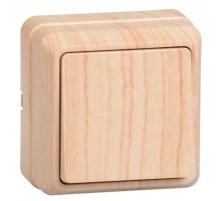 Iek EVO10-K03-10-DC ВС20-1-0-ОС Выключатель 1кл 10А откр.уст. ОКТАВА (сосна)