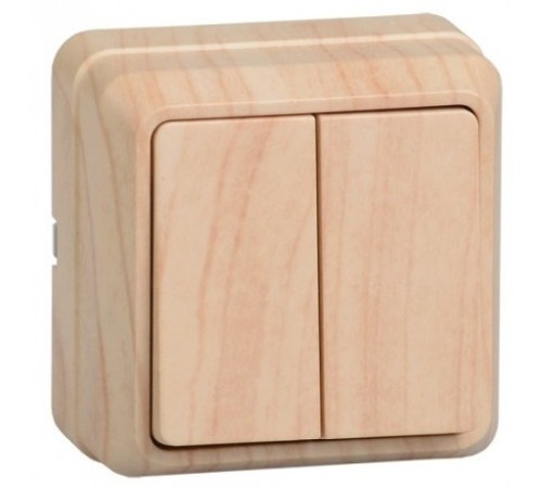 Iek EVO20-K03-10-DC ВС20-2-0-ОС Выключатель 2кл 10А откр.уст. ОКТАВА (сосна) Iek EVO20-K03-10-DC ВС20-2-0-ОС Выключатель 2кл 10А откр.уст. ОКТАВА (сосна)