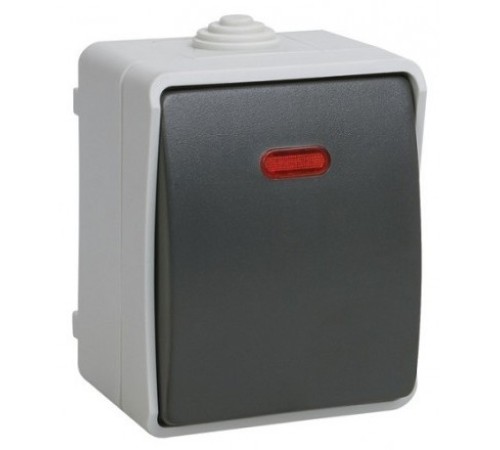 Iek EVS11-K03-10-54-DC ВС20-1-1-ФСр Выключатель одноклавишный со свет. индикатором для открытой установки ФОРС IP54 IEK Iek EVS11-K03-10-54-DC ВС20-1-1-ФСр Выключатель одноклавишный со свет. индикатором для открытой установки ФОРС IP54 IEK
