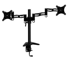 Кронштейн для мониторов Cactus CS-VM-D08-BK черный 13"-27" макс.8кг настольный поворот и наклон