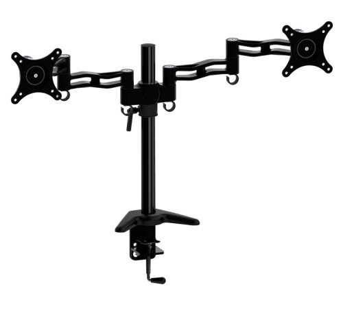Кронштейн для мониторов Cactus CS-VM-D08-BK черный 13"-27" макс.8кг настольный поворот и наклон