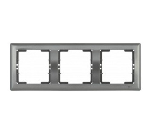 Iek EMB30-K95 РГ-3-БА Рамка 3 мест. гориз. BOLERO антрацит Iek EMB30-K95 РГ-3-БА Рамка 3 мест. гориз. BOLERO антрацит