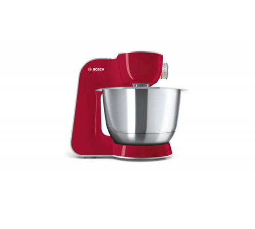 Кухонная машина Bosch MUM58720 планетар.вращ. 1000Вт красный/серебристый