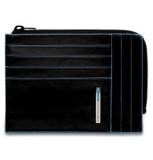 Чехол для кредитных карт Piquadro Blue Square PU1243B2R/N черный натур.кожа