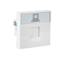 EKF E2MK015E-135-10 Розетка RJ-45, категории 5e (ширина 2 модуля)