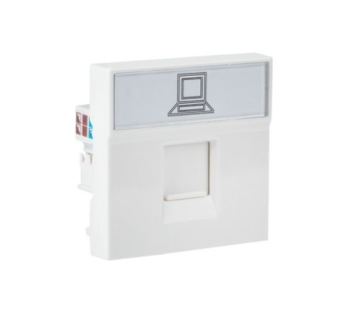 EKF E2MK015E-135-10 Розетка RJ-45, категории 5e (ширина 2 модуля)