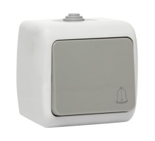 EKF EFZ10-026-30-54 Мурманск Кнопка звонка 1-клавишная 10А IP54 серая EKF