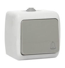 EKF EFZ10-026-30-54 Мурманск Кнопка звонка 1-клавишная 10А IP54 серая EKF