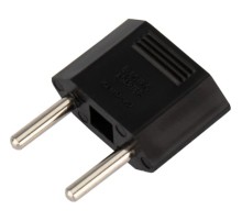 REXANT 11-1042-9 Сетевой переходник плоский "Тефаль" черный  PROCONNECT