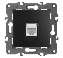 Эра Б0034306 14-3107-05 Розетка RJ45, IP20, антрацит