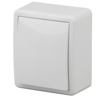 Эра Б0020653 11-1201-01 Выключатель, 10АХ-250В, ОУ, Эра Эксперт, белый