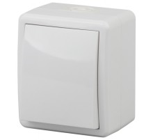 Эра Б0020669 11-1401-01 Выключатель IP54, 10АХ-250В, ОУ, Эра Эксперт, белый