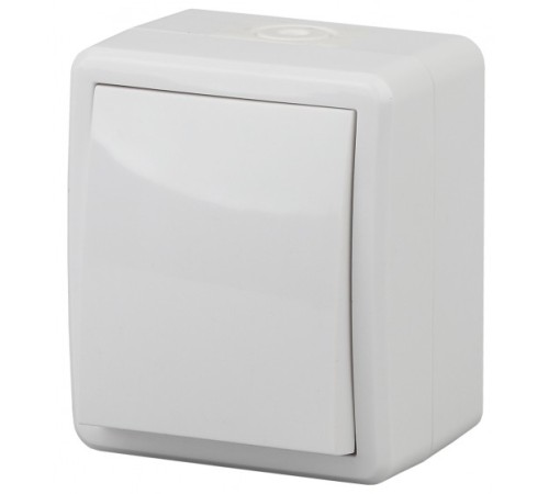 Эра Б0020669 11-1401-01 Выключатель IP54, 10АХ-250В, ОУ, Эра Эксперт, белый