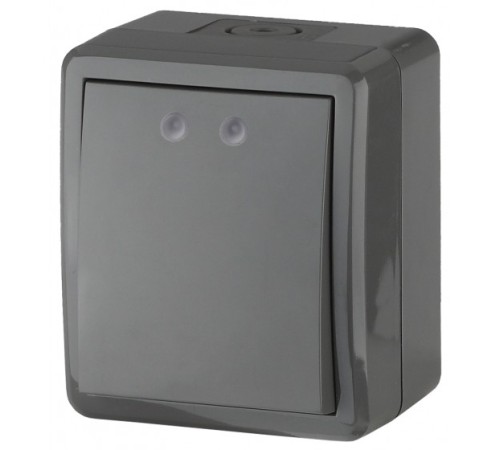 Эра Б0020670 11-1401-03 Выключатель IP54, 10АХ-250В, ОУ, Эра Эксперт, серый Эра Б0020670 11-1401-03 Выключатель IP54, 10АХ-250В, ОУ, Эра Эксперт, серый