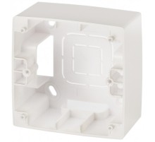 Эра Б0043169 12-6101-15 ЭРА Коробка наклад. монтажа 1 пост, Эра12, перламутр