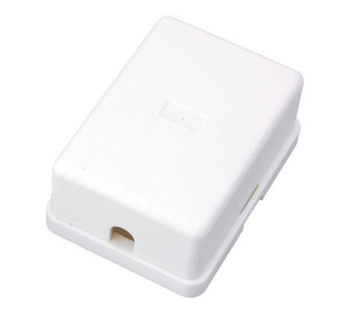 Rexant (03-0001) Розетка телефонная внешняя, 1 порт UTP RJ-14 (6P4C), CAT 3