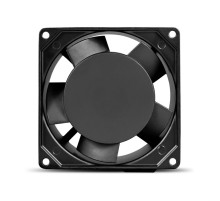 Exegate EX289008RUS Вентилятор 220В AC ExeGate EX09238BAL (92x92x38 мм, 2-Ball (двойной шарикоподшипник), алюминиевый корпус, подводящий провод 30 см, 2800RPM, 40dBA, RTL)