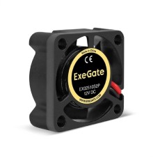 Exegate EX295212RUS Вентилятор 12В DC ExeGate EX02510S2P (25x25x10 мм, Sleeve bearing (подшипник скольжения), 2pin, 10000RPM, 22dBA)