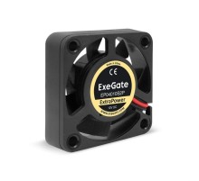 Exegate EX295216RUS Вентилятор 12В DC ExeGate ExtraPower EP04010S2P (40x40x10 мм, Sleeve bearing (подшипник скольжения), 2pin, 7500RPM, 36dBA)