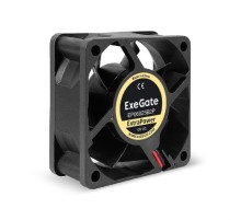 Exegate EX295229RUS Вентилятор 12В DC ExeGate ExtraPower EP06025B2P (60x60x25 мм, 2-Ball (двойной шарикоподшипник), 2pin, 4500RPM, 31dBA)