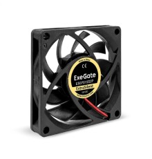 Exegate EX295230RUS Вентилятор 12В DC ExeGate ExtraSilent ES07015S2P (70x70x15 мм, Sleeve bearing (подшипник скольжения), 2pin, 2000RPM, 18dBA)