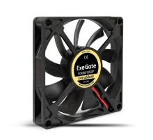 Exegate EX295233RUS Вентилятор 12В DC ExeGate ExtraSilent ES08015S2P (80x80x15 мм, Sleeve bearing (подшипник скольжения), 2pin, 1600RPM, 16,5dBA)