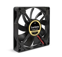 Exegate EX295234RUS Вентилятор 12В DC ExeGate ExtraPower EP08015S2P (80x80x15 мм, Sleeve bearing (подшипник скольжения), 2pin, 2500RPM, 25.5dBA)