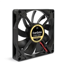 Exegate EX295237RUS Вентилятор 12В DC ExeGate ExtraPower EP08015B2P (80x80x15 мм, 2-Ball (двойной шарикоподшипник), 2pin, 2600RPM, 26dBA)