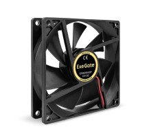 Exegate EX295240RUS Вентилятор 12В DC ExeGate EX09225S2P (92x92x25 мм, Sleeve bearing (подшипник скольжения), 2pin, 2100RPM, 25dBA)
