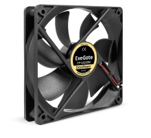 Exegate EX295246RUS Вентилятор 12В DC ExeGate ExtraPower EP12025BM (120x120x25 мм, 2-Ball (двойной шарикоподшипник), Molex, 1850RPM, 30dBA)