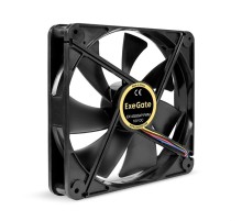 Exegate EX295248RUS Вентилятор 12В DC ExeGate EX14025S4P-PWM (140x140x25 мм, Sleeve bearing (подшипник скольжения), 4pin, PWM, 24dBA)