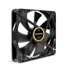 Exegate EX295249RUS Вентилятор 12В DC ExeGate EX14025B2P (140x140x25 мм, 2-Ball (двойной шарикоподшипник), 2pin, 1250RPM, 24,5dBA)