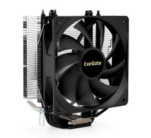 Exegate EX295004RUS Кулер ExeGate Dark Magic EE400XL-PWM (Al+Cu, черное покрытие, 4 тепл.трубки, LGA775/1150/1151/1155/1156/1200/1700/AM2/AM2+/AM3/AM3+/AM4/AM5/FM1/FM2/754/939/940, TDP 140W, Fan 120mm