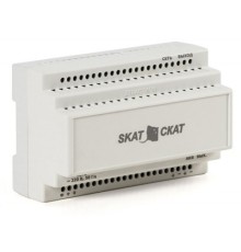 SKAT-12-6,0 DIN (СКАТ ИБП-12/6-DIN)  источник питания 12В 6А пластиковый корпус под DIN рейку  (586)