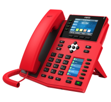 Ip-телефон Fanvil HD Voice16 SIP Lines        4 Line Key   30 DSS Keys    IPV6/OPUS                              3.5"+2.4" Dual Color ScreenWIFI & Built-in BluetoothPOE +GigabitPSU (X5U Red)