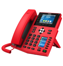 Ip-телефон Fanvil HD Voice16 SIP Lines        4 Line Key   30 DSS Keys    IPV6/OPUS                              3.5"+2.4" Dual Color ScreenWIFI & Built-in BluetoothPOE +GigabitPSU (X5U Red)