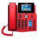 Ip-телефон Fanvil HD Voice16 SIP Lines 4 Line Key 30 DSS Keys IPV6/OPUS 3.5"+2.4" Dual Color ScreenWIFI & Built-in BluetoothPOE +GigabitPSU (X5U Red)