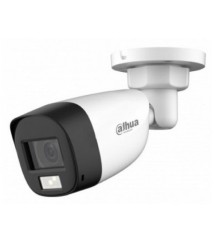 DAHUA DH-HAC-HFW1200CLP-IL-A-0280B-S6 Уличная цилиндрическая HDCVI-видеокамера с интеллектуальной двойной подсветкой 2Мп, CMOS, объектив 2.8мм, ИК-подсветка до 20м, LED-подсветка 20м