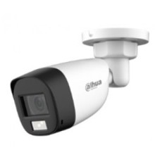 DAHUA DH-HAC-HFW1200CLP-IL-A-0360B-S6 Уличная цилиндрическая HDCVI-видеокамера с интеллектуальной двойной подсветкой 2Мп, CMOS, объектив 3.6мм, ИК-подсветка до 20м, LED-подсветка 20м