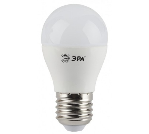 ЭРА Б0028488 Лампочка светодиодная STD LED P45-5W-840-E27 E27 / Е27 5Вт шар нейтральный белый свет