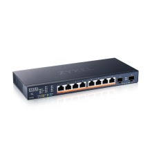Коммутатор Мультигигабитный Smart L3 Lite коммутатор Zyxel NebulaFlex XMG1915-10EP, 8xRJ-45: 1/2.5G PoE++, 2xSFP+, бесшумный (без вентилятора), бюджет PoE 130 Вт (XMG1915-10EP-EU0101F)