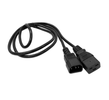 Шнур питания c19-c14, 3х0.75, 220в, 10а, черный, 1.5 метра Шнур питания C19-C14, 3х0.75, 220В, 10А, черный, 1.5 метра (LAN-PP19/14-1.5-BK)