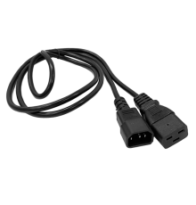 Шнур питания c19-c14, 3х0.75, 220в, 10а, черный, 1.5 метра Шнур питания C19-C14, 3х0.75, 220В, 10А, черный, 1.5 метра (LAN-PP19/14-1.5-BK)
