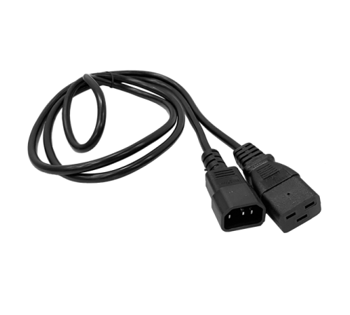 Шнур питания c19-c14, 3х0.75, 220в, 10а, черный, 1.5 метра Шнур питания C19-C14, 3х0.75, 220В, 10А, черный, 1.5 метра (LAN-PP19/14-1.5-BK)