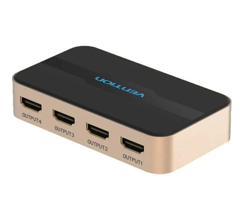 Разветвитель - сплиттер Vention HDMI 19F/4x19F на 4 монитора Разветвитель Vention HDMI 19F/HDMI 19F x 4 (ACCG0)